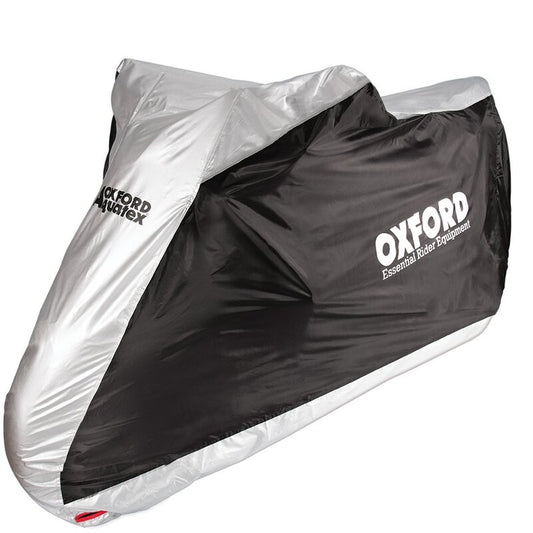 Oxford Aquatex MC-överdrag svart silver